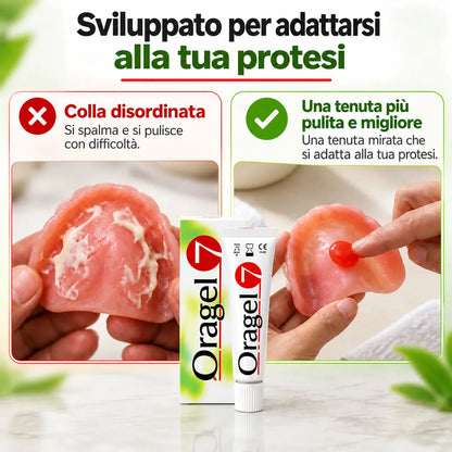 Oragel™ | Stop allo scivolamento della dentiera al 100% – Tenuta sicura per tutto il giorno